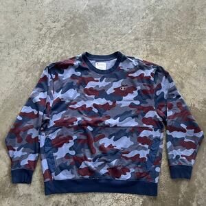 Champion Camo Crewneck Sweatshirt